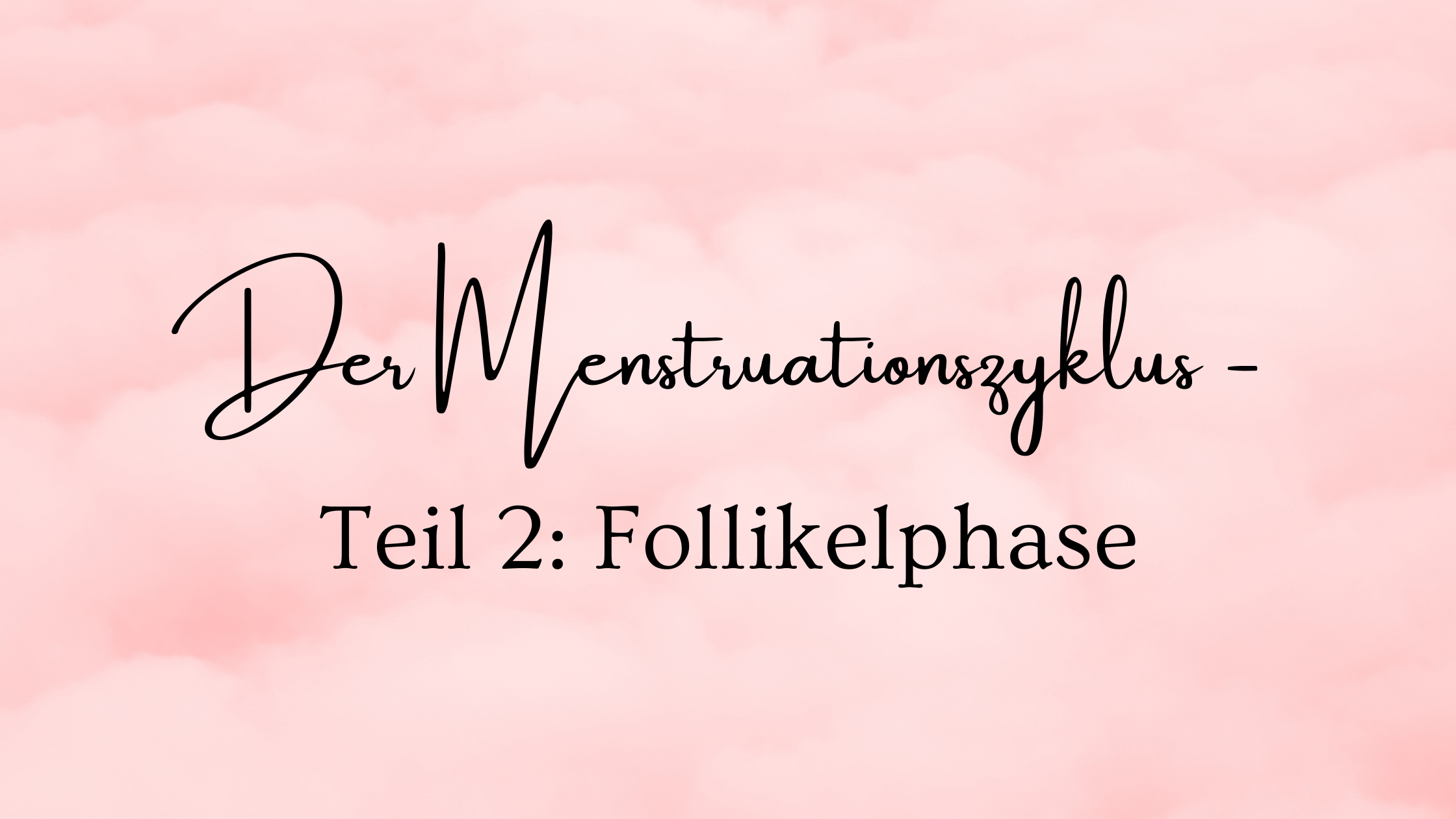 Menstruationszyklus – Follikelphase